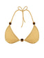 ARUBA GOLD TIGER'S EYE BIKINI TOP