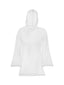 CRETA GRAY HOODED COVER-UP